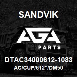 DTAC34000612-1083 Sandvik AC/CUP/612"/DM50 | AGA Parts