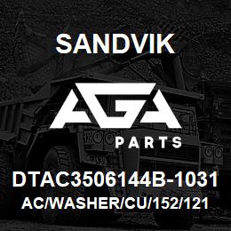 DTAC3506144B-1031 Sandvik AC/WASHER/CU/152/121/2MM | AGA Parts