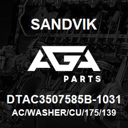 DTAC3507585B-1031 Sandvik AC/WASHER/CU/175/139/2MM | AGA Parts