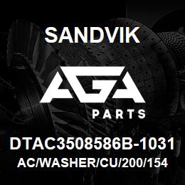 DTAC3508586B-1031 Sandvik AC/WASHER/CU/200/154/2 | AGA Parts