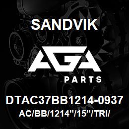 DTAC37BB1214-0937 Sandvik AC/BB/1214"/15"/TRI/PV351/EYEBOLT | AGA Parts