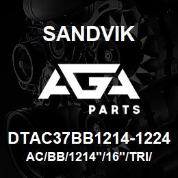 DTAC37BB1214-1224 Sandvik AC/BB/1214"/16"/TRI/B49R/EYEBOLT | AGA Parts