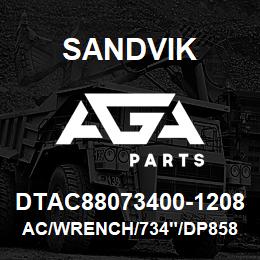 DTAC88073400-1208 Sandvik AC/WRENCH/734"/DP858"/DMM2 | AGA Parts