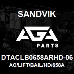 DTACLB0658ARHD-06 Sandvik AC/LIFT/BAIL/HD/658AR | AGA Parts