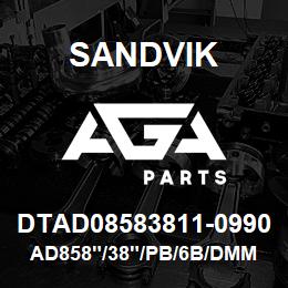 DTAD08583811-0990 Sandvik AD858"/38"/PB/6B/DMM2/PV351 | AGA Parts