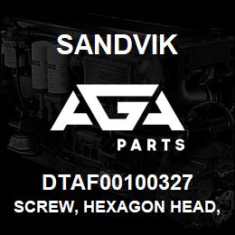 DTAF00100327 Sandvik SCREW, HEXAGON HEAD, FULL THREAD | AGA Parts