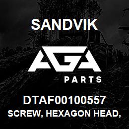 DTAF00100557 Sandvik SCREW, HEXAGON HEAD, FULL THREAD | AGA Parts