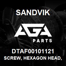 DTAF00101121 Sandvik SCREW, HEXAGON HEAD, FULL THREAD | AGA Parts