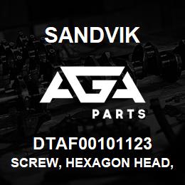 DTAF00101123 Sandvik SCREW, HEXAGON HEAD, FULL THREAD | AGA Parts