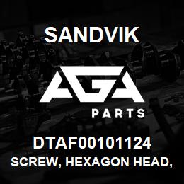 DTAF00101124 Sandvik SCREW, HEXAGON HEAD, FULL THREAD | AGA Parts