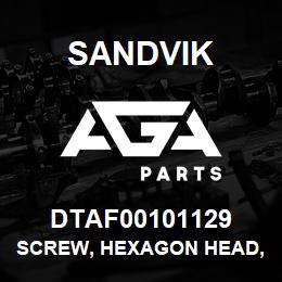 DTAF00101129 Sandvik SCREW, HEXAGON HEAD, FULL THREAD | AGA Parts