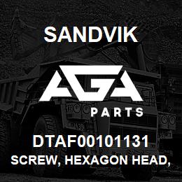 DTAF00101131 Sandvik SCREW, HEXAGON HEAD, FULL THREAD | AGA Parts