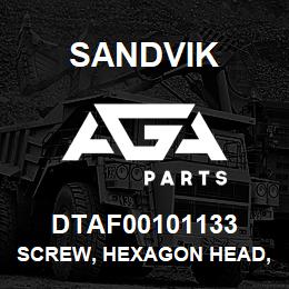 DTAF00101133 Sandvik SCREW, HEXAGON HEAD, FULL THREAD | AGA Parts