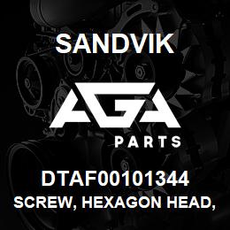 DTAF00101344 Sandvik SCREW, HEXAGON HEAD, FULL THREAD | AGA Parts