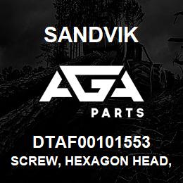 DTAF00101553 Sandvik SCREW, HEXAGON HEAD, FULL THREAD | AGA Parts