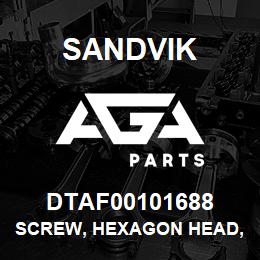 DTAF00101688 Sandvik SCREW, HEXAGON HEAD, PARTIAL THREA | AGA Parts