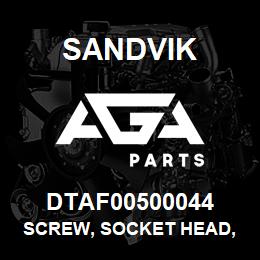 DTAF00500044 Sandvik SCREW, SOCKET HEAD, HEXAGON | AGA Parts