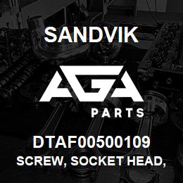 DTAF00500109 Sandvik SCREW, SOCKET HEAD, HEXAGON | AGA Parts