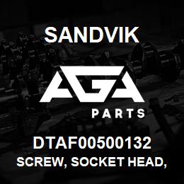 DTAF00500132 Sandvik SCREW, SOCKET HEAD, HEXAGON | AGA Parts