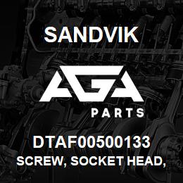 DTAF00500133 Sandvik SCREW, SOCKET HEAD, HEXAGON | AGA Parts