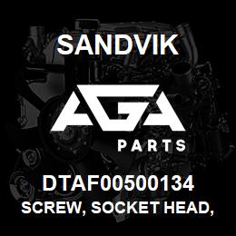 DTAF00500134 Sandvik SCREW, SOCKET HEAD, HEXAGON | AGA Parts