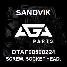 DTAF00500224 Sandvik SCREW, SOCKET HEAD, HEXAGON | AGA Parts