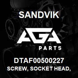 DTAF00500227 Sandvik SCREW, SOCKET HEAD, HEXAGON | AGA Parts