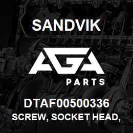 DTAF00500336 Sandvik SCREW, SOCKET HEAD, HEXAGON | AGA Parts