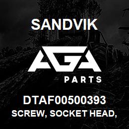 DTAF00500393 Sandvik SCREW, SOCKET HEAD, HEXAGON | AGA Parts