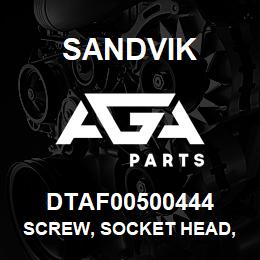 DTAF00500444 Sandvik SCREW, SOCKET HEAD, HEXAGON | AGA Parts