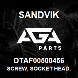 DTAF00500456 Sandvik SCREW, SOCKET HEAD, HEXAGON | AGA Parts