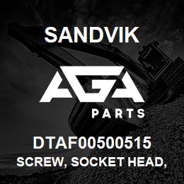 DTAF00500515 Sandvik SCREW, SOCKET HEAD, HEXAGON | AGA Parts