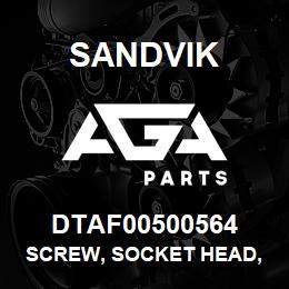 DTAF00500564 Sandvik SCREW, SOCKET HEAD, HEXAGON | AGA Parts