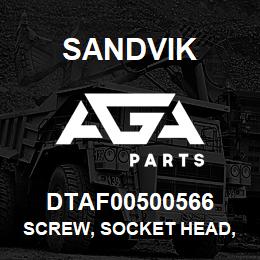 DTAF00500566 Sandvik SCREW, SOCKET HEAD, HEXAGON | AGA Parts