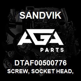 DTAF00500776 Sandvik SCREW, SOCKET HEAD, HEXAGON | AGA Parts