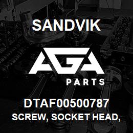 DTAF00500787 Sandvik SCREW, SOCKET HEAD, HEXAGON | AGA Parts