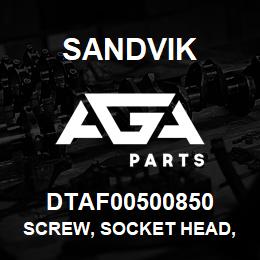 DTAF00500850 Sandvik SCREW, SOCKET HEAD, HEXAGON | AGA Parts