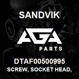 DTAF00500995 Sandvik SCREW, SOCKET HEAD, HEXAGON | AGA Parts