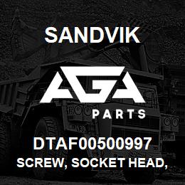 DTAF00500997 Sandvik SCREW, SOCKET HEAD, HEXAGON | AGA Parts