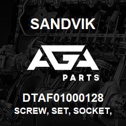 DTAF01000128 Sandvik SCREW, SET, SOCKET, HEXAGON, CUP P | AGA Parts