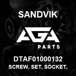 DTAF01000132 Sandvik SCREW, SET, SOCKET, HEXAGON, CUP P | AGA Parts