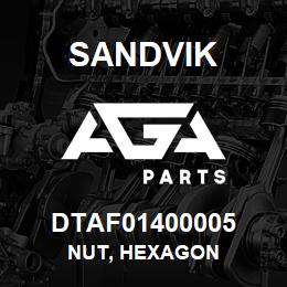 DTAF01400005 Sandvik NUT, HEXAGON | AGA Parts