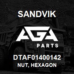 DTAF01400142 Sandvik NUT, HEXAGON | AGA Parts