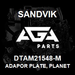 DTAM21548-M Sandvik ADAPOR PLATE, PLANETARY | AGA Parts