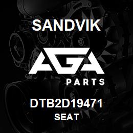 DTB2D19471 Sandvik SEAT | AGA Parts