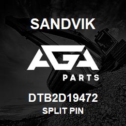 DTB2D19472 Sandvik SPLIT PIN | AGA Parts