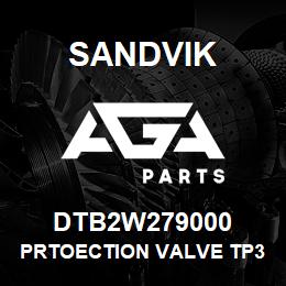 DTB2W279000 Sandvik PRTOECTION VALVE TP3 | AGA Parts