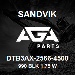 DTB3AX-2566-4500 Sandvik 990 BLK 1.75 W | AGA Parts