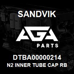 DTBA00000214 Sandvik N2 INNER TUBE CAP RB | AGA Parts