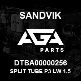 DTBA00000256 Sandvik SPLIT TUBE P3 LW 1.5M RSS | AGA Parts